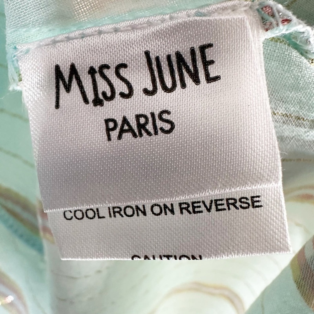 Miss June Paris Ombre Shirt Casual Dress Coral - Picture 13 of 14